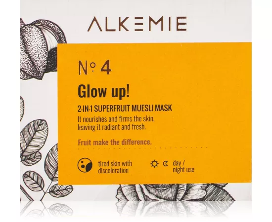 Alkemie Glow Up! 2-in-1 Superfruit Muesli Day/Night Mask 60 ml