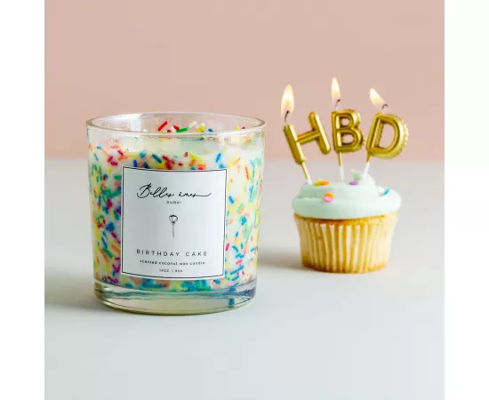Belles Ames Jar Candle - Birthday Cake