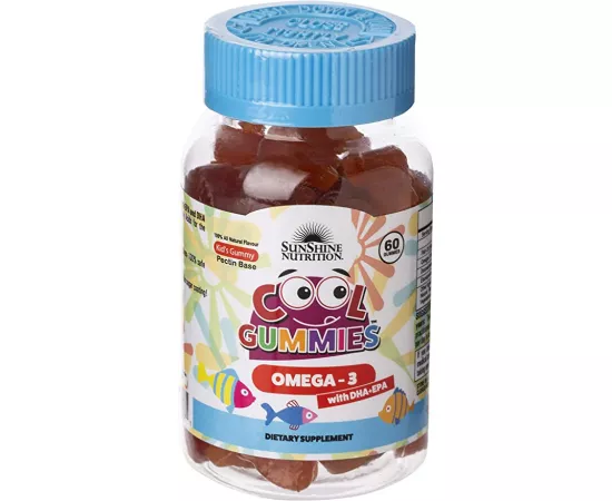 Sunshine Nutrition Cool Gummies Omega 3 with DHA/EPA 60 gummies