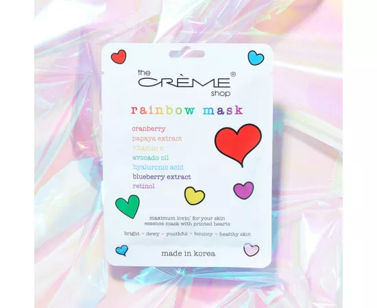The Crème Shop Rainbow Face Mask