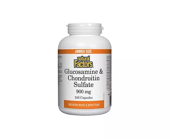 Natural Factors Glucosamine & Chondroitin Sulfate 900mg 240 Capsules