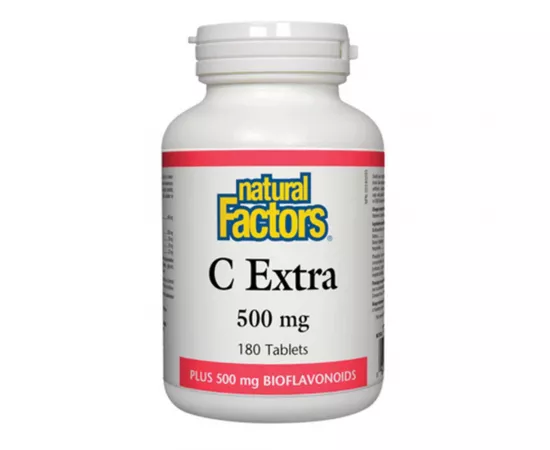 Natural Factors Vitamin C Extra 500 mg 180 Tablets