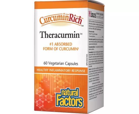 Natural Factors CurcuminRich Theracurmin, 30 mg 60 Veggie Capsules