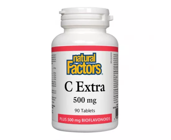 Natural Factors Vitamin C Extra 500 mg 90 Tablets
