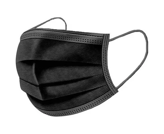 OptiTect Disposable Black Mask 50 Pcs