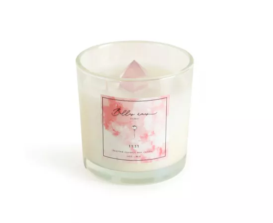 Belles Ames Jar Candle - Rose Quartz
