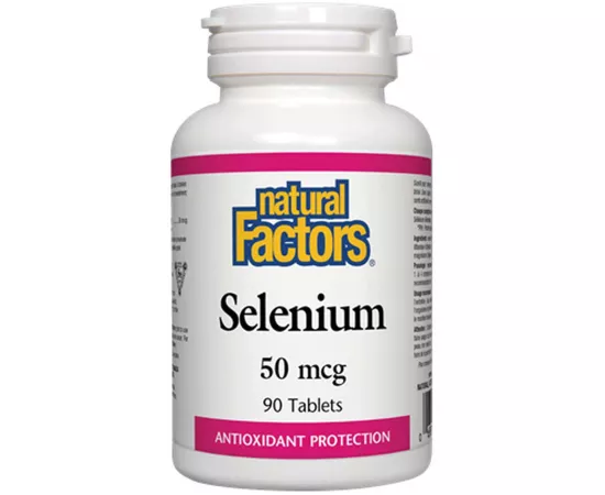 Natural Factors Selenium 50 mcg 90 Tablets