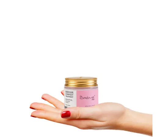 The Crème Shop Holiday Rose Hip Oil Gel Mask Overnight Treatment