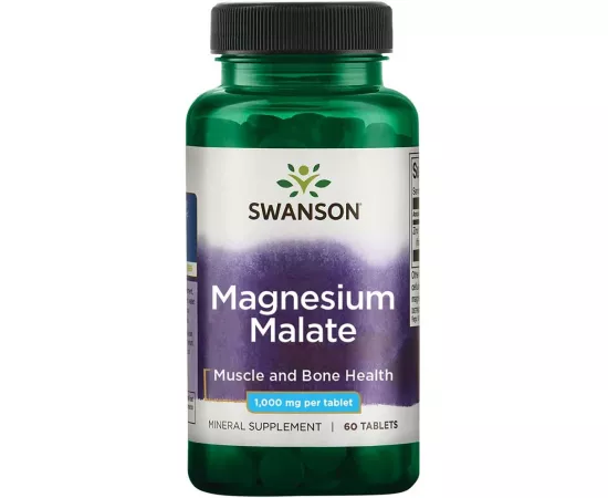 Swanson Magnesium Malate 1000 mg 60 Tablets