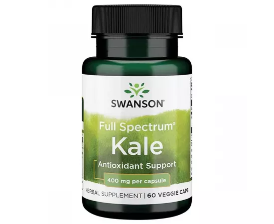 Swanson Full Spectrum Kale 400 mg 60 Veggie Capsules