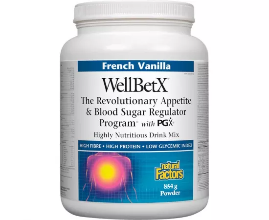 Natural Factors WellBetX The Revolutionary Appetite French Vanilla 854 Gm