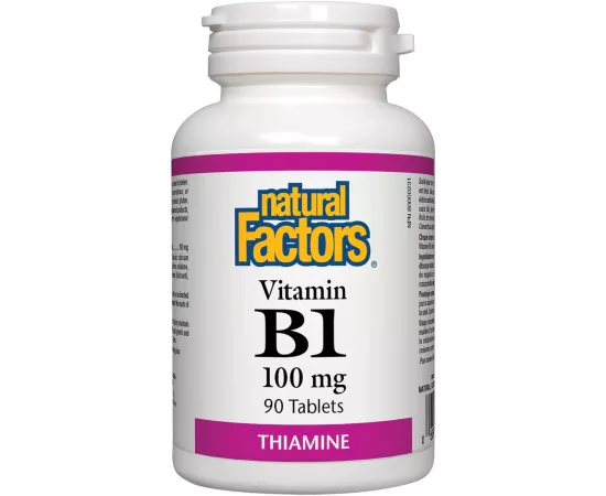 Natural Factors Vitamin B1 100 mg 90 Tablets
