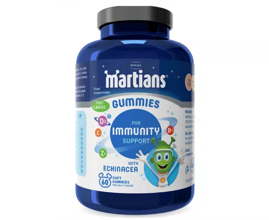 Martians Gummies For Immunity Support With Echinacea 60's