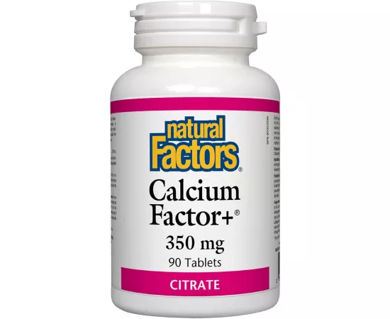 Natural Factors Calcium Factor 350 mg 90 Tablets