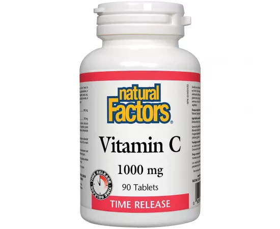 Natural Factors Vitamin C Time Release 1000 mg 90 Tablets