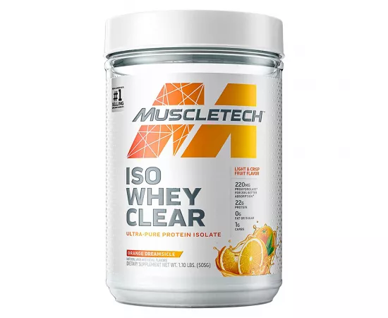 Muscletech ISO Whey Clear Orange Dreamsicle 1.10 Lb (505 g)