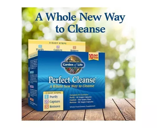 Garden of Life Perfect Cleanse Kit with Organic Fiber