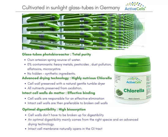ActiveCells® Chlorella Plant Based Vitamin 100 Tablets 30gms
