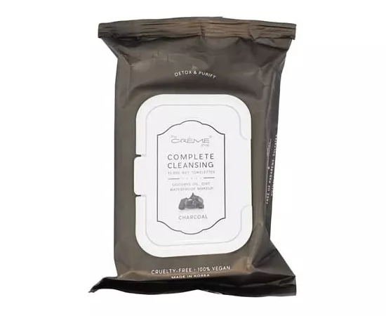 The Crème Shop Charcoal Cleansing Towelettes 30 Count