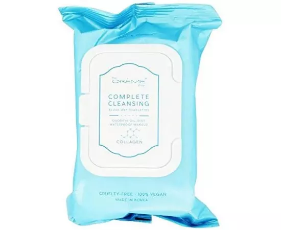 The Crème Shop Collagen Cleansing Towelettes 30 Count