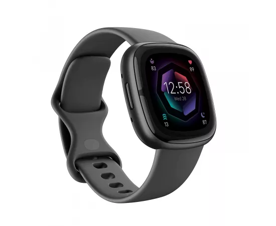 Fitbit Sense 2 Health & Fitness Watch Shadow Grey & Graphite Aluminium