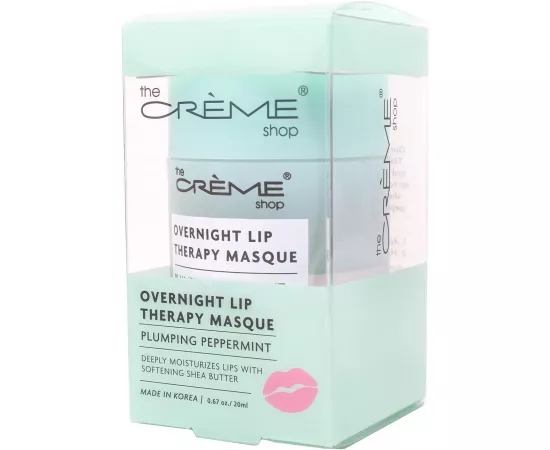 The Crème Shop Overnight Lip Therapy Collagen & Mint