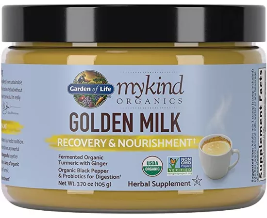 Garden of Life MyKind Organic Herbal Golden Milk Recovery & Nourishment 105g (3.7 oz)