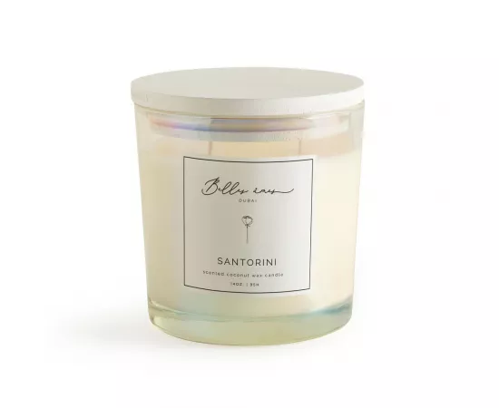 Belles Ames Jar Candle -Santorini