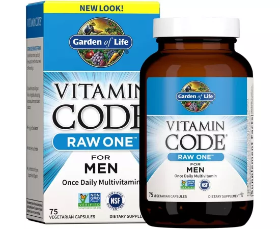 Garden of Life Vitamin Code Raw One For Men Vegetarian Capsules 75's