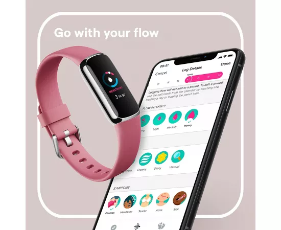 Fitbit Luxe Fitness and Wellness Tracker Orchid