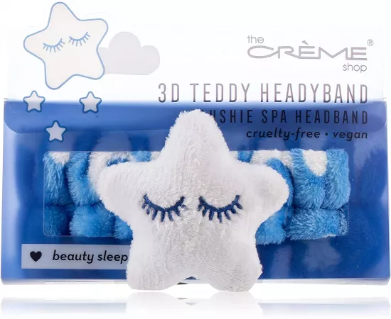 The Crème Shop 3D Teddy Headyband™ in Beauty Sleep