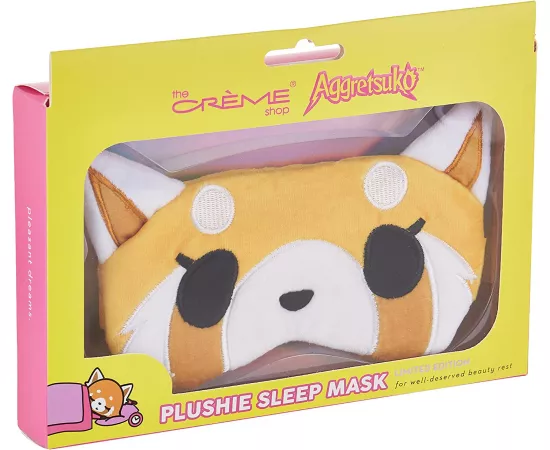 The Crème Shop Aggretsuko Plushie Sleep Mask