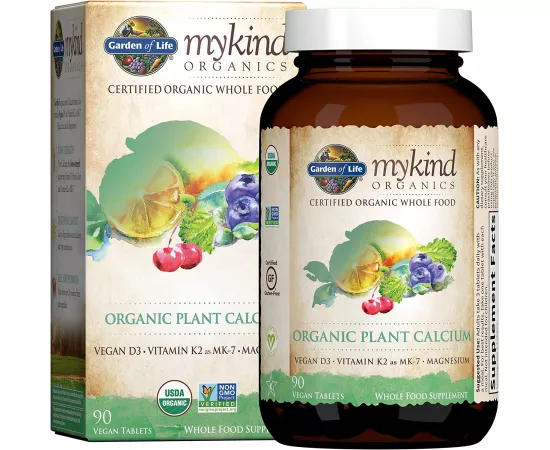 Garden Of Life MyKind Organics Plant Calcium Tablets 90's