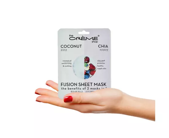The Crème Shop Coconut Chia 2 in 1 Infusion Mask 25g