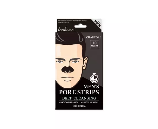 Look At Me Men's Nose Strips (Charcoal) - 10 Pcs
