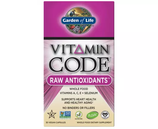 Garden of Life Vitamin Code Raw Antioxidants Vegan Capsules 30's