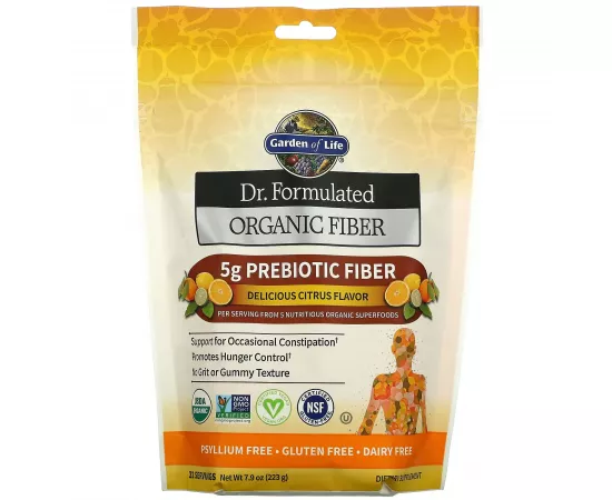 Garden Of Life Dr. Formulated Organic Fiber Citrus 7.9 oz (223 g)