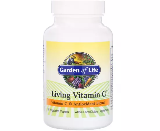 Garden of Life Living Vitamin C Vegetarian Caplets 60's