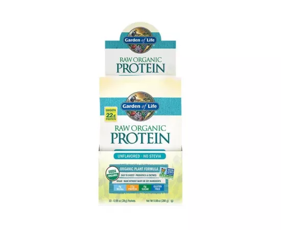 Garden of Life Raw Organic Protein Unflavored 10 CNT Tray