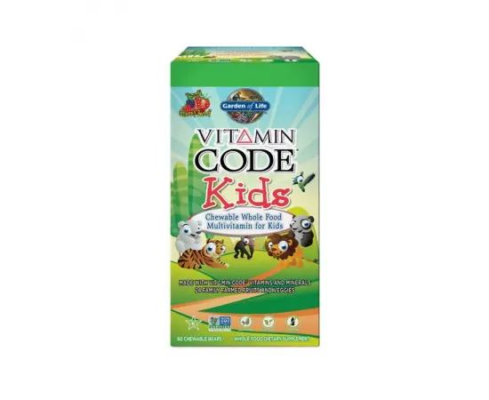 Garden of Life Vitamin Code Kids Chewable Bear 60's