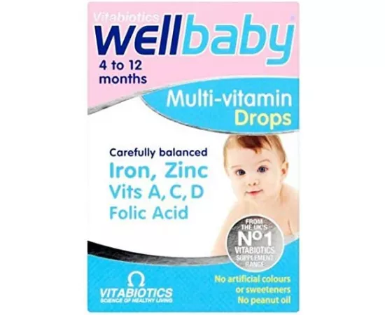 Vitabiotics  Wellbaby Multivitamin Drops 30ml