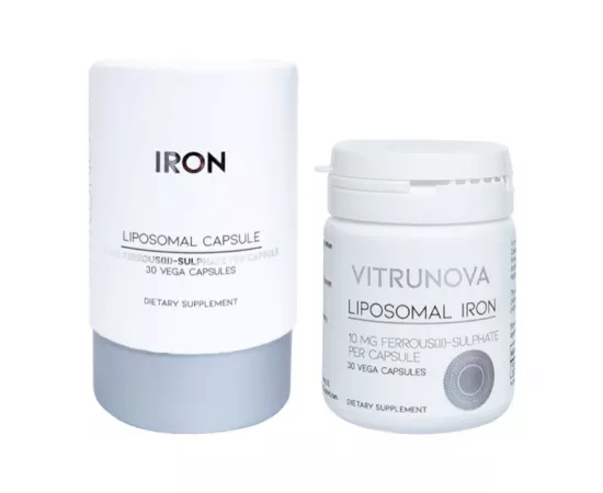 Vitrunova Iron Liposomal Capsule 30 Vega Capsules