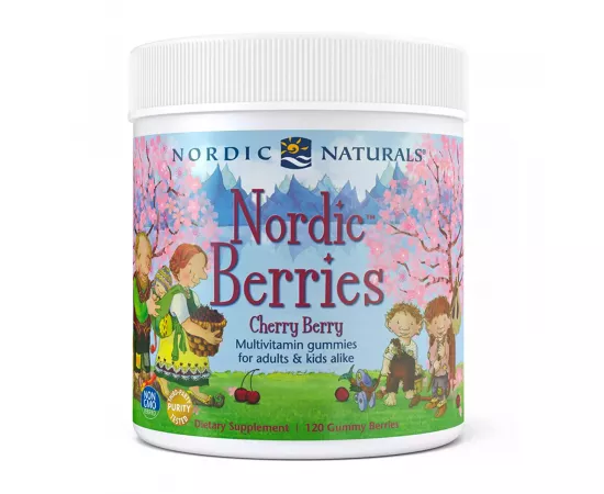 Nordic Naturals, Nordic Berries Cherry Berry, 120 Gummy Berries