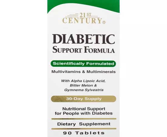 21st Century Diabetic Support Formula - 90 Tablets.