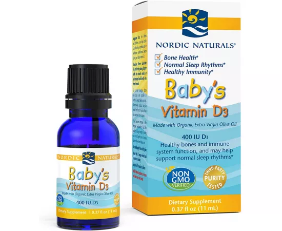 Nordic Naturals, Baby's Vitamin D3, 400 IU, 0.37 fl oz