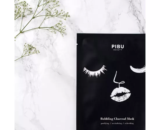 Pibu Bubbling Charcoal Mask
