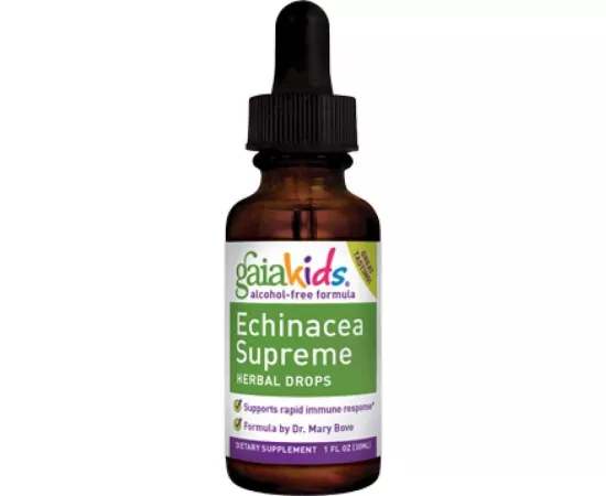 Gaia Herbs Kids Echinacea Supreme Herbal Drops 1 Fl oz(30ml)