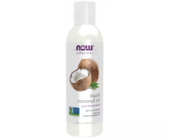 Now Solutions Coconut Oil 4 Fl oz.