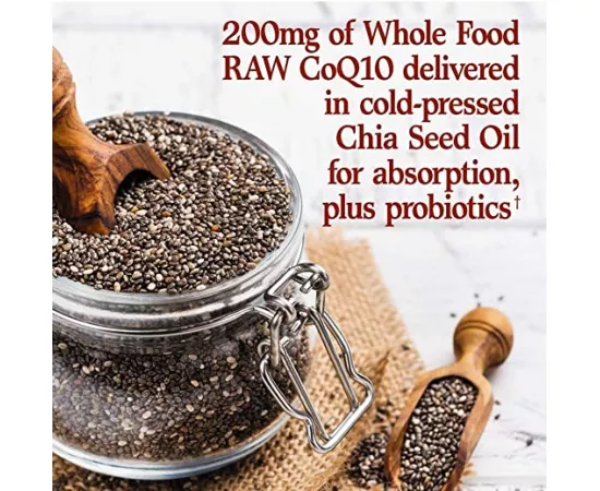 Garden of Life Raw CoQ10 200 mg Vegan Capsules 60's