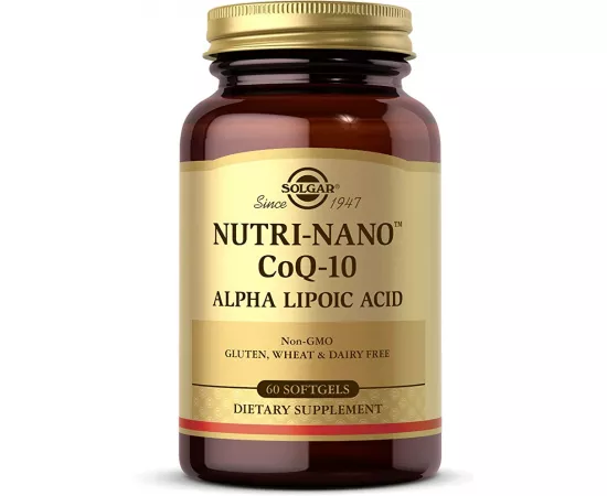 Solgar Nutri Nano COQ10 Alpha Lipoic Acid Softgels 60's